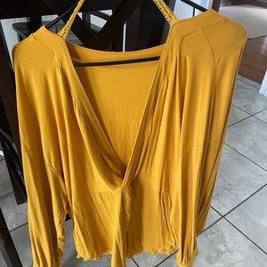 Free People open back top